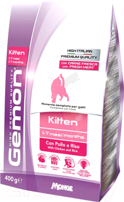 Сухой корм для кошек Gemon Kitten (0.4кг)