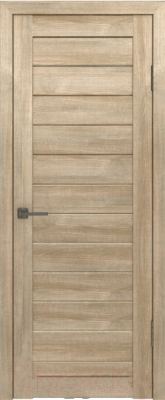 Дверь межкомнатная Лайт 6 60x200 (дуб мокко)