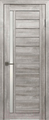 Дверь межкомнатная Лайт 9 60x200 (муссон/стекло белый сатинат)