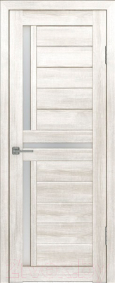 Дверь межкомнатная Лайт 16 60x200 (латте/стекло белый сатинат)