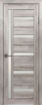 Дверь межкомнатная Лайт 18 60x200 (муссон/стекло белый сатинат)