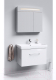Миниатюра изображения товара Шкаф с зеркалом для ванной Aqwella Нео / Neo.04.08