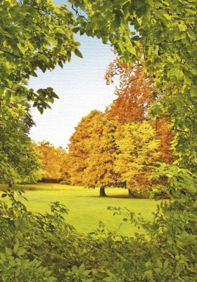 Фотообои листовые Твоя планета Люкс Осенний шепот (194x136)