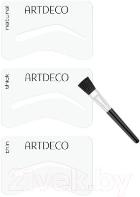 Набор для моделирования бровей Artdeco Eyebrow Stencils With Brush 28200