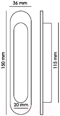 Изображение товара Ручка дверная Morelli MHS150 SN (белый никель)