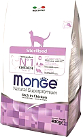 Сухой корм для кошек Monge Functional Line Sterilised Rich in Chicken (400г) - 