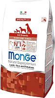 Сухой корм для собак Monge Speciality Puppy&Junior All Breeds Lamb&Rice (2.5кг) - 