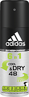 

Антиперспирант-спрей Adidas, Cool & Dry 6 в 1 48ч для мужчин