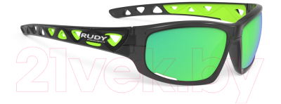 Очки солнцезащитные Rudy Project Airgrip / SP434195-0000 (Crystal Graphite/Multilaser Green)
