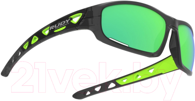 Очки солнцезащитные Rudy Project Airgrip / SP434195-0000 (Crystal Graphite/Multilaser Green)