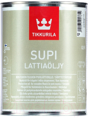Масло для древесины Tikkurila Супи для пола (900мл)