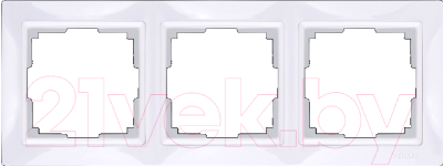 Рамка для выключателя Werkel Basic WL03-Frame-03 / a036627 (белый)