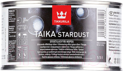 Краска декоративная Tikkurila Тайка Стардаст (333мл, серебристый)