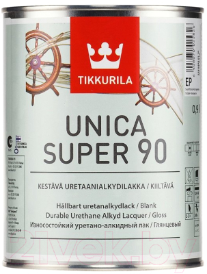 Лак Tikkurila Уника Супер (900мл, высокоглянцевый)