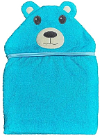 Полотенце с капюшоном Alis Цветная коллекция. Мишка (75x110, махра) - 
