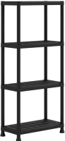 Стеллаж Keter Plus 60/4 RIP.BK / 240620 -