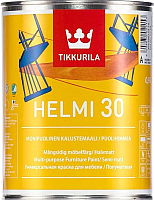 

Краска Tikkurila, Хелми Полуматовый Базис A