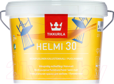 Краска Tikkurila Хелми Полуматовый Базис A (2.7л)