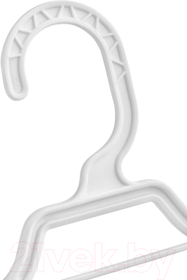 Набор пластиковых вешалок-плечиков ВешалкиБел №3 (10шт, белый)