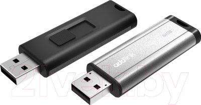 Usb flash накопитель Addlink Drive U25 USB 2.0 64GB (AD64GBU25S2) (серебристый)