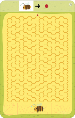 Развивающие карточки Робинс 100 лабиринтов от простых до сложных
