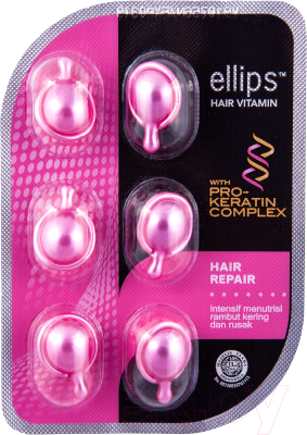 

Масло для волос Ellips, Pro-Keratin Hair Repair