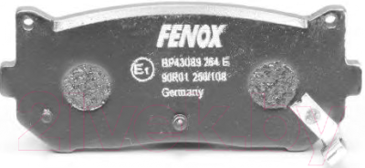Тормозные колодки Fenox BP43089