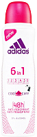 

Антиперспирант-спрей Adidas, Cool&Care 6 в 1 48ч для женщин