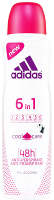 Антиперспирант-спрей Adidas Cool&Care 6 в 1 48ч для женщин (150мл)