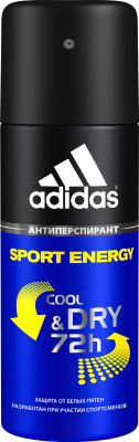 Антиперспирант-спрей Adidas Cool & Dry Sport Energy для мужчин (150мл)