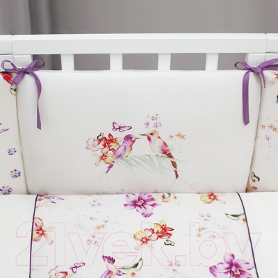 Комплект постельный для малышей Perina Акварель Oval / АО6