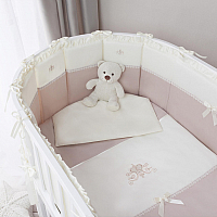Комплект постельный для малышей Perina Эстель Oval 125x75 / ЭО7 (7 предметов) - 