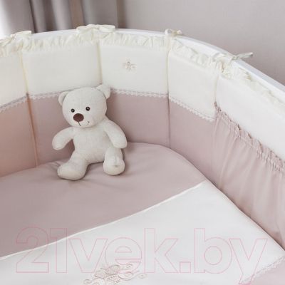 Комплект постельный для малышей Perina Эстель Oval 125x75 / ЭО7 (7 предметов)