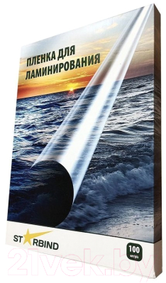 Изображение товара Пленка для ламинирования Starbind 75x105 250мкм / PL075105G250SB (глянец)