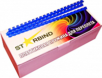 Пружины для переплета Starbind 10мм / BP10BuSB (100шт, синий) - 