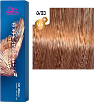 Крем-краска для волос Wella Professionals Koleston Perfect ME+ 8/03 (янтарь) - 