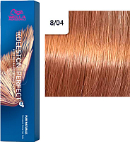 Крем-краска для волос Wella Professionals Koleston Perfect ME+ 8/04 (яркий закат) - 