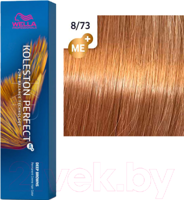 Крем-краска для волос Wella Professionals Koleston Perfect ME+ 8/73 (мадейра)