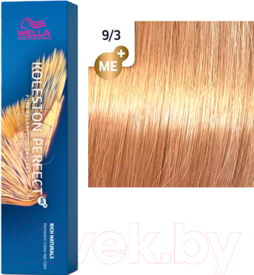 Крем-краска для волос Wella Professionals Koleston Perfect ME+ 9/3 (кленовый сироп)