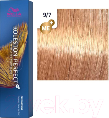 Крем-краска для волос Wella Professionals Koleston Perfect ME+ 9/7 (мускатный орех)