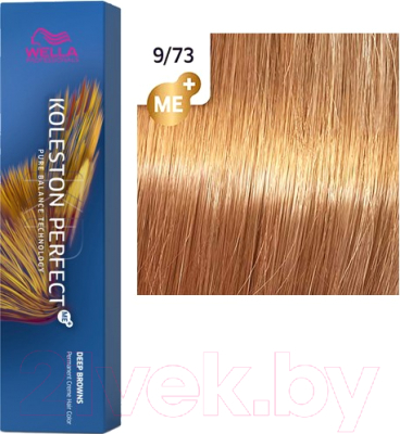Крем-краска для волос Wella Professionals Koleston Perfect ME+ 9/73 (золотой тик)