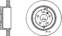 Тормозной диск ATE 24012002181 - 