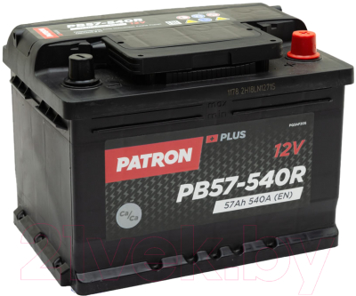 Автомобильный аккумулятор Patron Plus PB57-540R (57 А/ч)