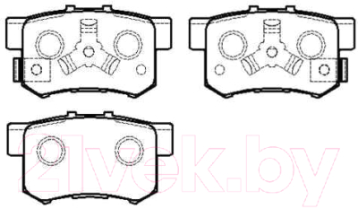 

Тормозные колодки HSB, HP8163