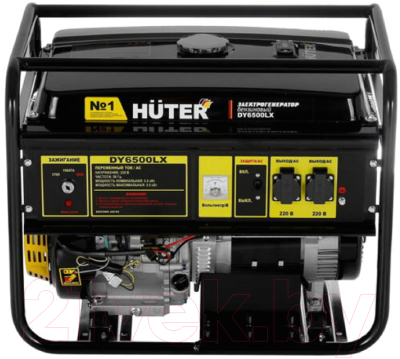 Бензиновый генератор Huter DY6500LX с колесами (64/1/15)