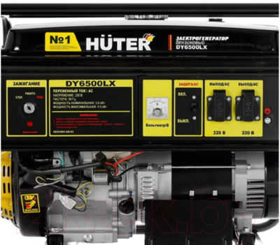 Бензиновый генератор Huter DY6500LX с колесами (64/1/15)