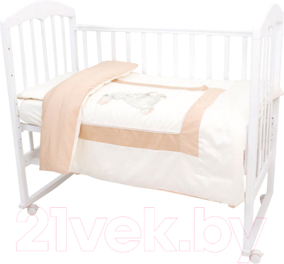 Комплект постельный для малышей Топотушки Зайка-Акварель / 374