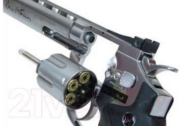 Револьвер пневматический ASG Dan Wesson 6 / 16559 (серебристый)