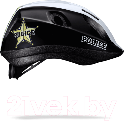 Защитный шлем BBB Boogy / BHE-37 (S, полиция/черный)