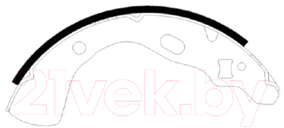 

Тормозные колодки HSB, HS1002